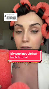 Replying to @autumnvb25 bishuwish pool noodle hair hack tutorial  #poolnoodle #hairhack #hairtutorial #haireducation #easyhairtutorials  #hairinspiration #hairhacks #blowouthair #hairtrends ...