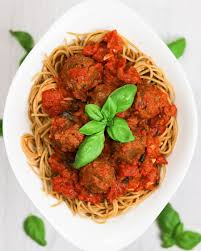 Vollkornspaghetti Mit Kichererbsen Ballchen Vegane Wunder Rezept In 2020 Vollkornspaghetti Vollkorn Kichererbsen