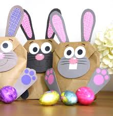 Diy Bastelanleitung Fur Osterhasen Tuten Zum Selber Befullen Papiertuten Basteln Geschenktute Basteln Osterhasen Basteln