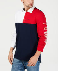 Tommy Hilfiger Men's Colin Rugby Polo, Created for Macy's & Reviews - Polos  - Men - Macy's
