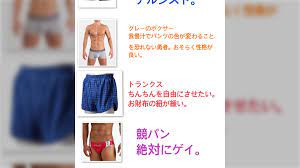 まとめ】独断と偏見による男性が履いているパンツの種類ごとの人種 - Togetter