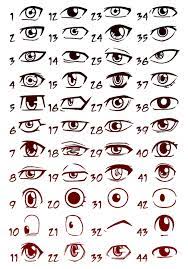 Comprehensive List Of Anime Eyes Album On Imgur In 2020 Anime Eye Drawing Anime Drawings Boy Manga Eyes For placing anime eyes on the head draw a horizontal line through the middle of the head and draw the eyes below that line.