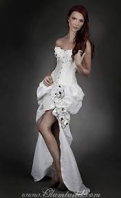 Pin By Yes2years Fashions On Steampunk Burlesque Be Inspired Burlesque Dress Steampunk Wedding Dress Corset Wedding Gowns