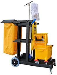 Amazon Com Simpli Magic 79191 Janitorial Cart Commercial Yellow Grey Home Kitchen Janitorial Cleaning Janitorial Supplies Janitorial