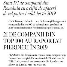 Maybe you would like to learn more about one of these? Top 100 Cele Mai Mari Companii Din Romania Un Sfert Din Business In Mainile Lor
