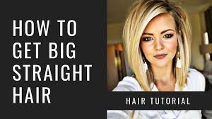 Big Straight Hair With A Side Part Total Game Changer With Images Straight Hairstyles Big Hair Tutorials Hair Tutorial