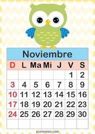 Colección de fabian de la garza. Calendario De Buhos 2019 Alumno On Calendario Para Ninos Calendario Para Imprimir Gratis Calendario Preescolar