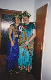 Meerjungfrau Und Wassermann Tolle Kostume Die Wir Selbst Genaht Haben Fastnacht Kostume Fisch Kostum Fasnachtskostume