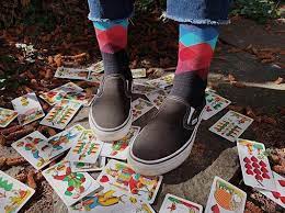 Playing Games Via Anjasfantasy Vans Classic Slip On Sneaker Sock Outfits Colorful Socks Outfit