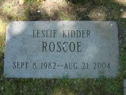 Leslie Kidder Roscoe (1982-2004) - Find a Grave Memorial