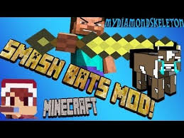 скачать мод на майнкрафт 1 12 2 на мечи бога Minecraft Smash Bat Mod Ride Creepers Destroy Mobs Forge 1 6 4 Mydiamondskeleton Check Out This Awesome Mod By Tsut Origami Crafts Minecraft Origami