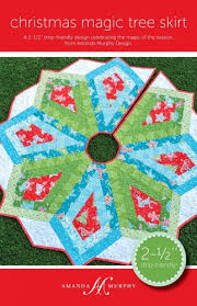 Log cabin tree skirt pattern. Christmas Magic Tree Skirt Pattern By Amanda Murphy Design 719318356456 Quilt In A Day Patterns