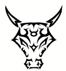 Black ink tribal capricorn zodiac sign tattoo design. 24 Tribal Taurus Tattoo Stencils Ideas Taurus Tattoos Bull Tattoos Taurus