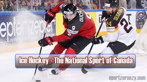There are many types of hockey such as bandy, field hockey, ice hockey and rink hockey. Ice Hockey The National Sport Of Canada
