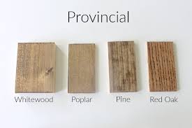 Not only does the hardness effect how a wood will accept stain (harder woods tend to accept stains better and more evenly) but also the natural color of the wood. How 10 Different Stains Look On Different Pieces Of Wood Within The Grove