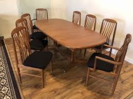 Sold Benny Linden Teak Dining Table Ten Chairs Modern To Vintage In 2020 Teak Dining Table Dining Table Table