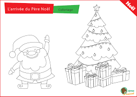 Panier de pâques coloriage n° 270. Coloriage Pere Noel