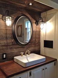 Round mirrors without frames are ideal for modern and minimalist think floor lamps nearby or wall sconces on either side for ideal illumination. Small Bathroom Vanity With Round Mirror Novocom Top
