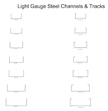 Light Gauge Studs Sizes Basement Wall Studs