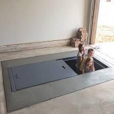 You can use the existing basement slab floor (assuming that it is reinforced and meets fema requirements). Our Tornado Storm Shelter