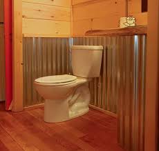 Located in the heart of lancaster pennsylvania amish country, the tin bin has been your source for colonial lighting and home decor since 1973. Rustic Corrugated Metal Bathroom Novocom Top