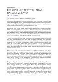 Seterusnya, antara punca penggunaan bahasa melayu singkatan ialah ingin cepat untuk menghantar pesanan ataupun mesej yang penting. Pdf Persepsi Negatif Terhadap Bahasa Melayu