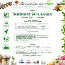Indulge Spa And Wellness Holiday With Your Summer Spa Relax Package At Park Hotel Pirin 3 Overnig Park Hotel Spa Packages Beautiful Park