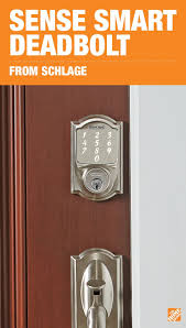 Unless americans act aggressively, it will get much larger, very quickly. Schlage Camelot Satin Nickel Sense Smart Door Lock Be479aa V Cam 619 The Home Depot Home Security Systems Schlage Home Safety
