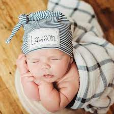 Knots Baby Name Hats Personalized Hat Name Baby Names Baby Boy Baby Girl Hospital Hat Unusual Baby Names Gender Neutral Kids Clothes Neutral Kid Clothes