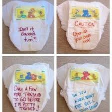 My newborn's diapers are all stained bright yellow from newborn poop. Four Fabulous Baby Shower Games Activities Driven By Decor Baby Shower Funny Funny Baby Shower Games Fun Baby Shower Games