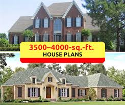 Beautiful styling and amazing function make our plans the first step to your dream home. 3500 4000 Square Foot House Plans Blend Luxury And Fine Design