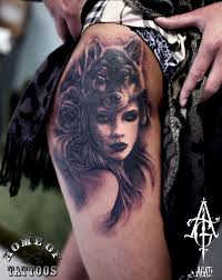 Black And Grey Tattoo Artists Near Me Custom Work Done In 5 6h Tattoo Tattoos Art Realistic Wolf Portrait Black And Grey Tattoos Indian Women Tattoo Native American Tattoos