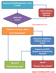 Steps After H1b Lottery Processing Approval Flow Chart