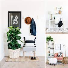 3 Clever Ways To Use An Awkward Corner Hgtv Feature The Tomkat Studio Blog Small Corner Decor Corner Decor Living Room Corner