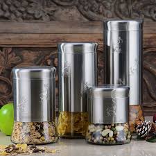 Agent (163) manufacturer (117) trading company (63) importer (56) buying office (43) 4pcs 14cm 16cm 18cm 20cm kitchen used stainless steel storage container set food preservation box. China Set 4 Of Stainless Steel Tea Coffee Sugar Kitchen Canisters China Glass Bottle Glass