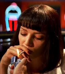 mia wallace, vincent vega and pulp fiction
