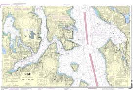 noaa nautical chart 18449 puget sound seattle to bremerton