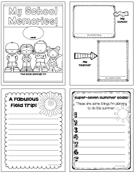 My School Memories An End Of The Year Memory Book For K 2 Memory Book School School Memories I Love School