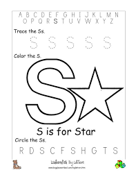 All the answers begin with successive letters of the . Letter S Alphabet Worksheets