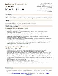 Convert pdfs to microsoft excel files in seconds using adobe acrobat online services. Equipment Maintenance Technician Resume Samples Qwikresume