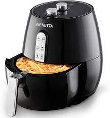 Netta 4 5l Air Fryer Adjustable Temperature Control And Timer Detachable Basket Rapid Air Circulation Healthier Oil Healthy Oils Cook At Home Air Fryer