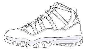 Printable coloring sheet jordans from air jordan coloring pages , source:ezcoloringpages.site. 10 Jordan Coloring Ideas Sneakers Drawing Shoe Template Sneaker Art