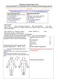 Nhs Southwark Musculoskeletal Spinal Referral Form