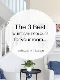 Your living room is the centerpiece of your home, make it stand out! The 4 Best White Paint Colours Sherwin Williams Kylie M Interiors