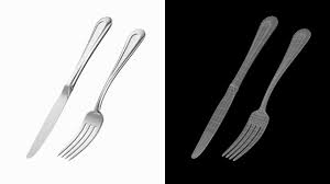 Dessert Knife And Fork Classic Cutlery 3d Model Classic Cutlery Best Kitchen Knife Set Cooking Tongs