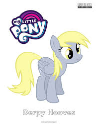 Derpy, or ditzy doo coloring page, for all who care of my little pony animated series. Derpy Hooves My Little Pony Coloring Page Super Fun Coloring