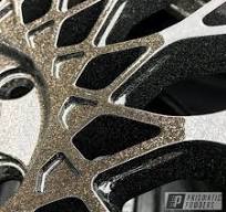 18" Aluminum Wheels Powder Coated in Baby Rockstar Sparkle ...