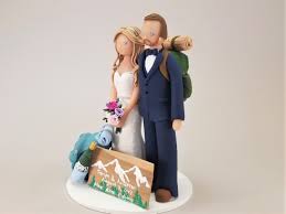 Bride Groom Travel Theme Wedding Cake Topper Personalized By Mudcard Personalized Wedding Cake Toppers Travel Theme Wedding Cake Travel Theme Wedding