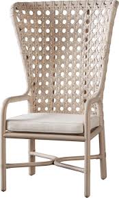 Exalt Host Chair By Nicole Hollis M144 Mcguire Furniture Host Chairs Chair Seat Pads