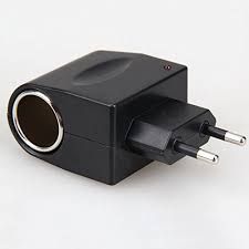 While a cigarette lighter or 12v accessory outlet is the easiest way to power an electronic device in a car, the situation is greatly simplified if the device in since these devices convert 12v dc power to ac power and provide that electricity via a standard wall plug, they can be used to run virtually any. Vodool 110v 240v Ac To 12v Dc Car Cigarette Lighter Socket Charger Adapter Wall Power Socket Adapter Converter Eu Plug Amazon In Car Motorbike
